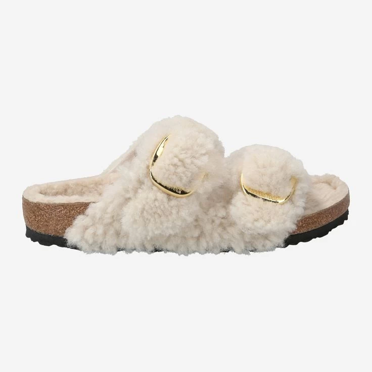 Birkenstock Art. 1023086 ARIZONA BIG BUCKLE TEDDY RIVET Weiß – Bild 3