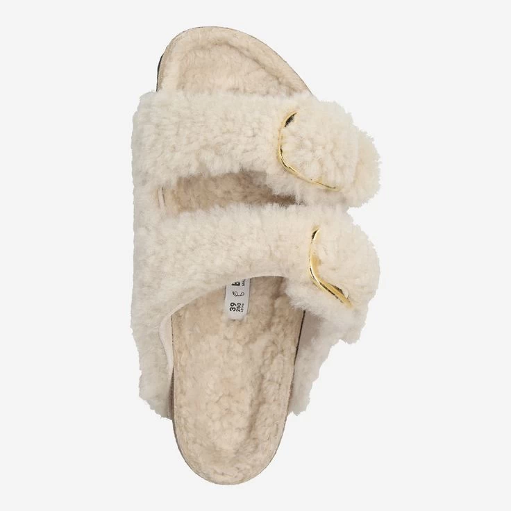 Birkenstock Art. 1023086 ARIZONA BIG BUCKLE TEDDY RIVET Weiß – Bild 5